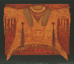 Brave Bull Ceremonial War Shirt by Mitch Robles