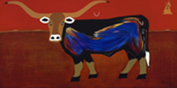 Ledger Longhorn by Mitch Robles